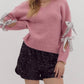 Entro - Embellished Long Sleeve Sweater