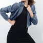 Recollection Brand - Cropped Denim Blazer