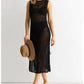 Lucy Love - Crochet Knit Bodycon Midi Dress