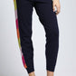 Apny - Colorful Side Stripe Sweater Jogger
