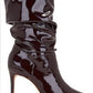 Schutz - Women's Ashlee Slouchy Patent Leather Bootie