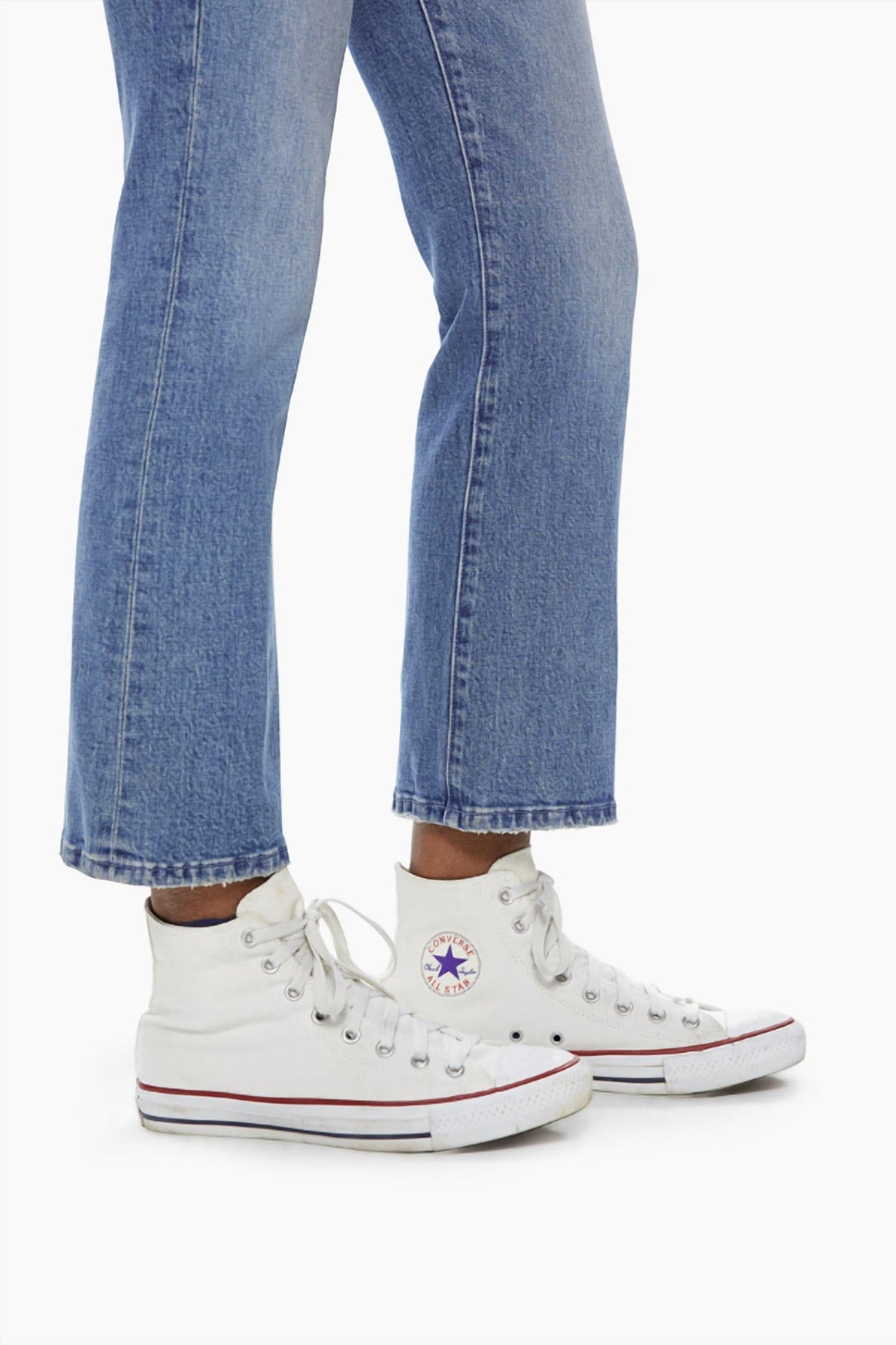 Mother - Hustler Ankle Fray Mini Boot High Rise Jean