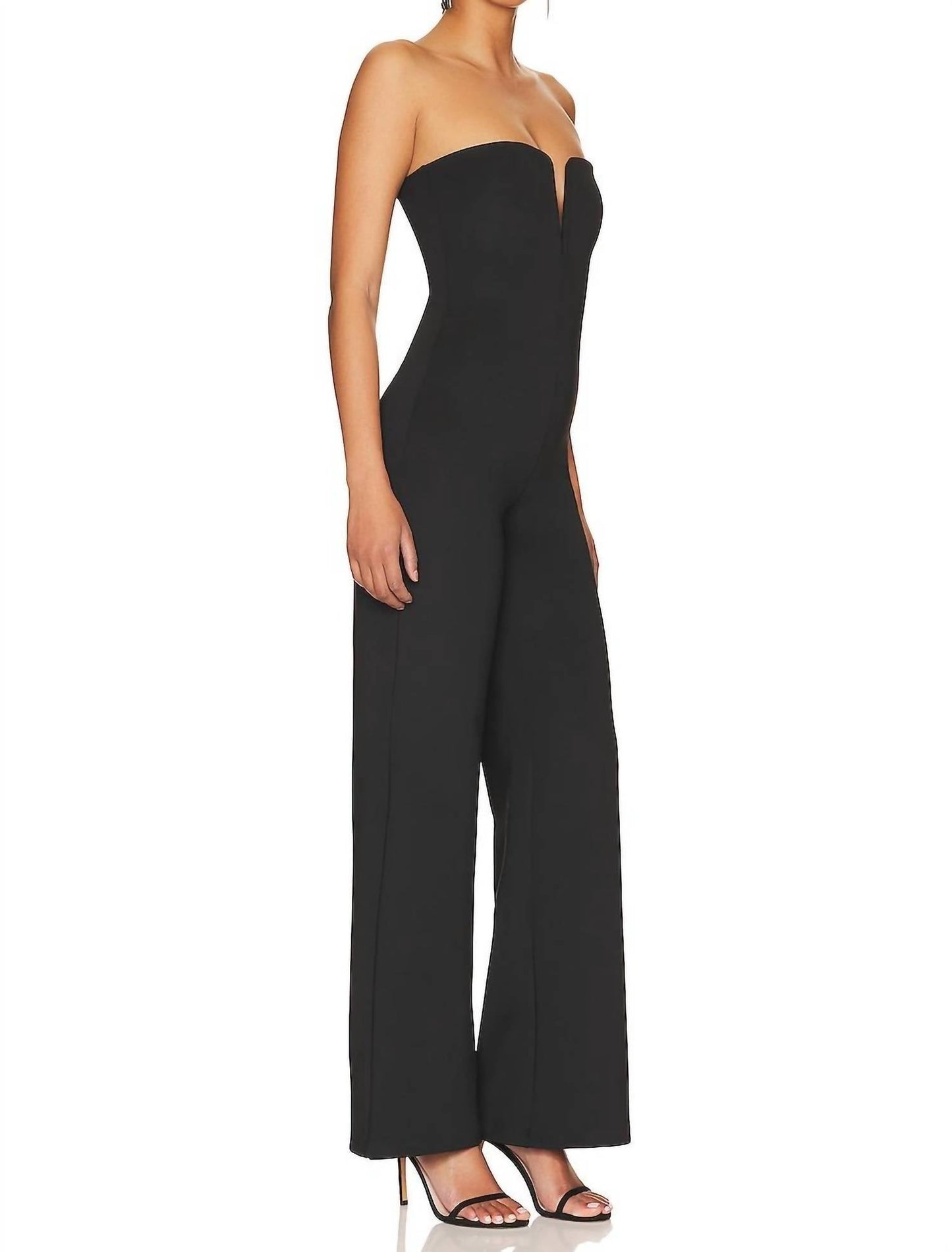 Good American - Strapless V Scuba Jumpsuit