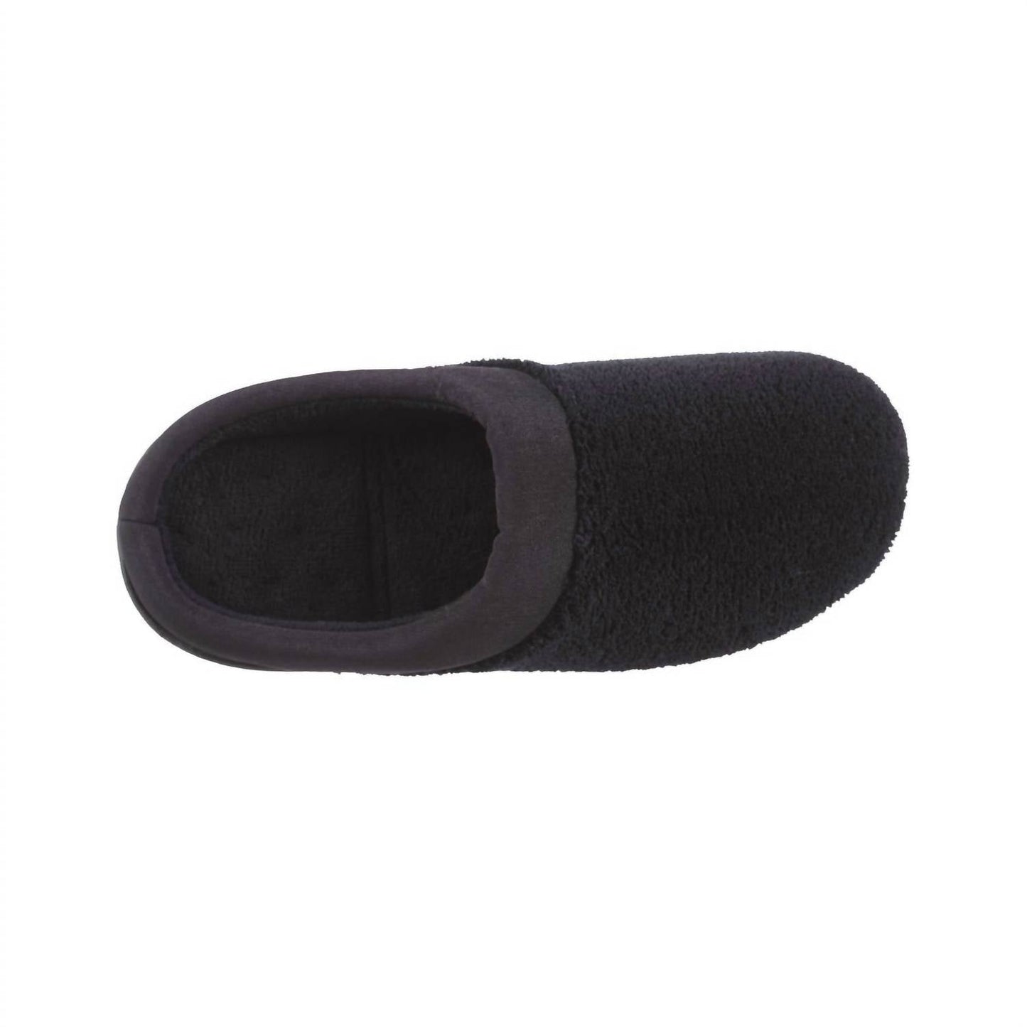 Isotoner - Women's Microterry Pillowstep Satin Cuff Clog Slipper