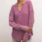 Z Supply - Driftwood Thermal LS Top