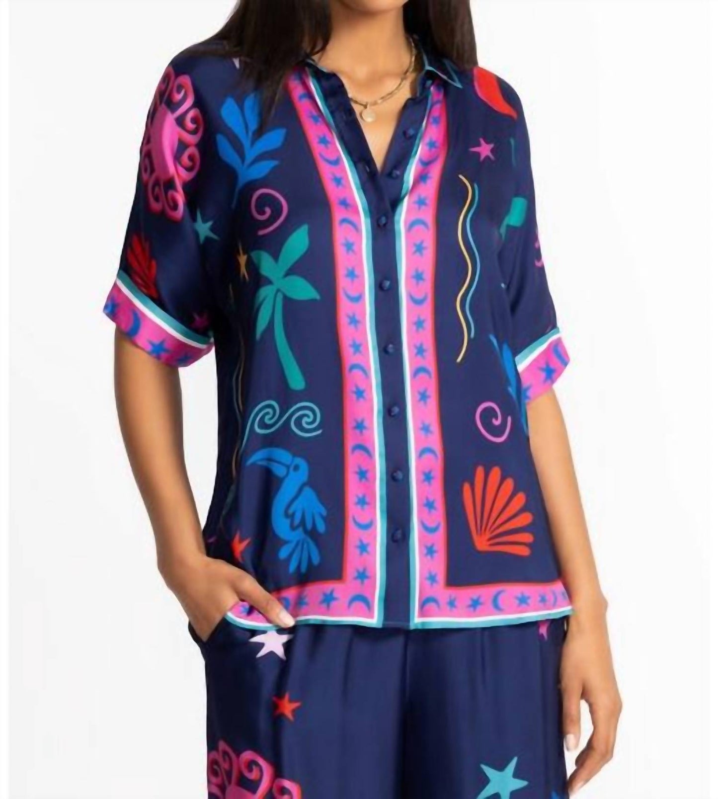 Johnny Was - FERNANDA BUTTON DOWN SHIRT