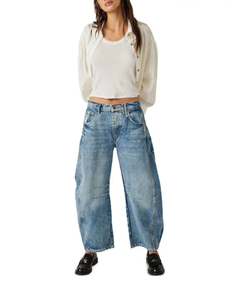 Free People - Good Luck Barrel Jeans