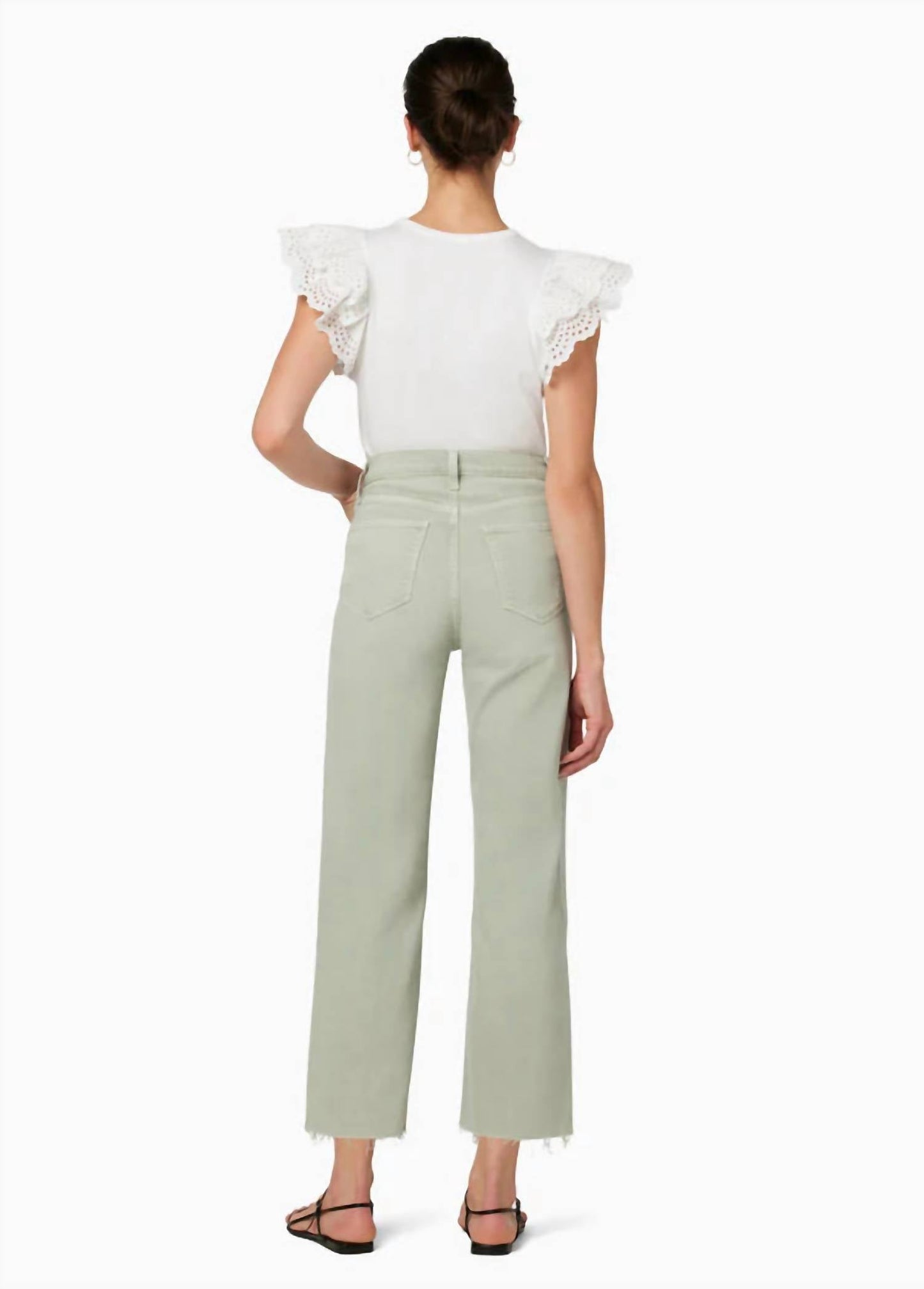 Joe'S Jeans - Blake High Rise Wide Leg Crop Jeans