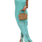 Mable - Crochet Knit Midi Dress