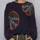 Pol - Waffle Knit Patch Work Pullover