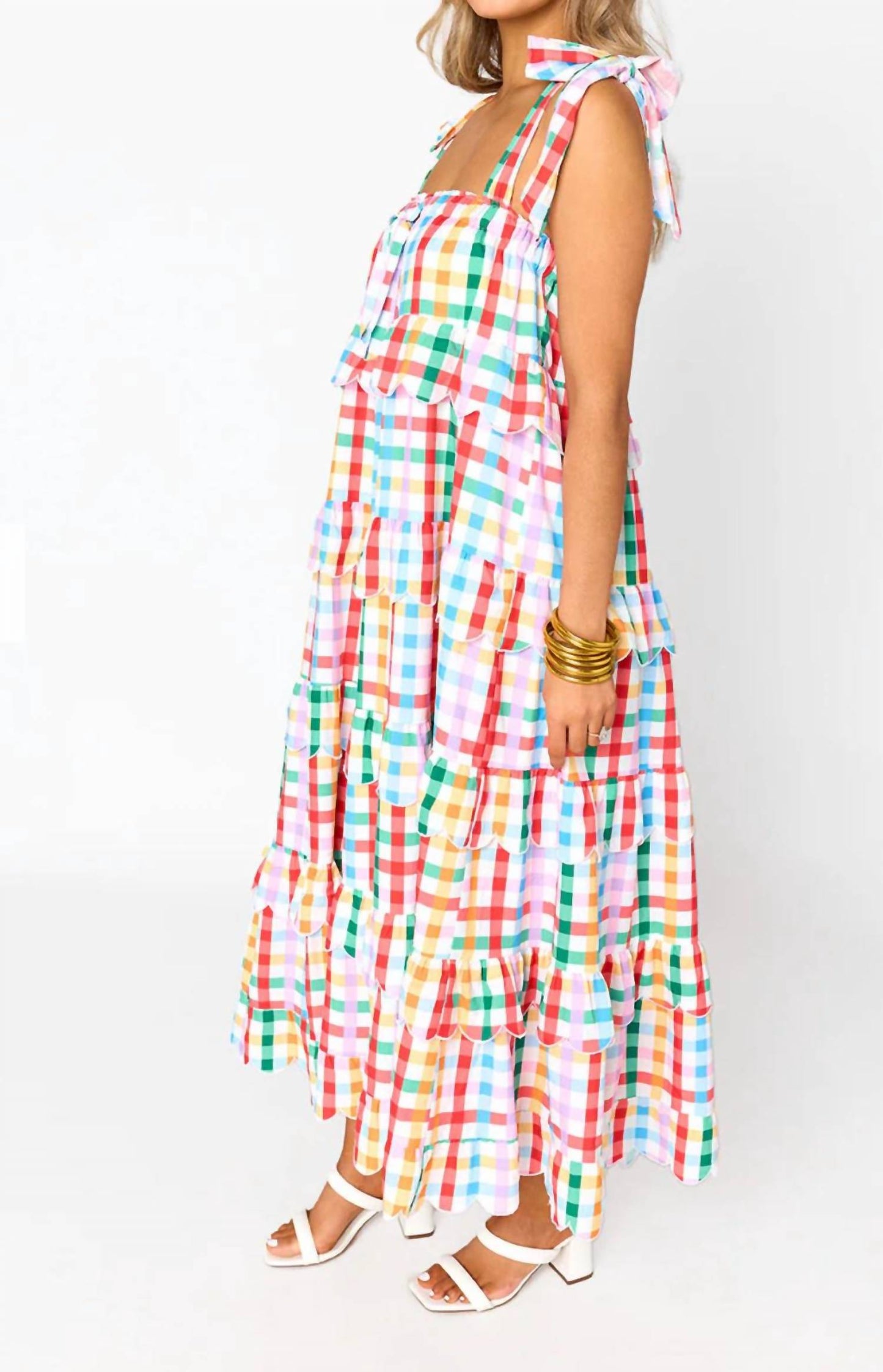 Buddylove - Landon Tie-shoulder Maxi Dress