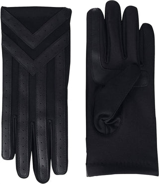 Isotoner - Luva elástica trançada Heritage masculina com apliques
