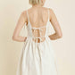 Aureum - Stevie Bow Trim Mini Dress