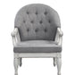 Florian - Antique Chair - Gray / White