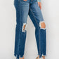 Risen - High Rise Straight Crop Jean