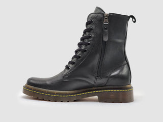 Kcr Group - Botas femininas de couro premium de cano médio