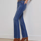 L'Agence - Sneeki Low Rise Sneaker Straight Jean