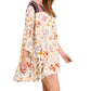 Umgee - Floral Bell Sleeve Dress