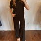 Burgundy Apparel - Women's The Layne Ribbed Set