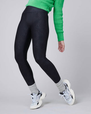 Spanx - Faux Leather Foiled Snake Leggings