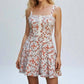 Olivaceous - Floral Mini Sundress