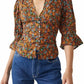Free People - I Found You Floral Print Button Front Blouse
