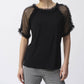 Joseph Ribkoff - Silky Knit and Mesh Top