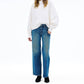 Slvrlake - Jazmine Mid Rise Straight Leg Jeans
