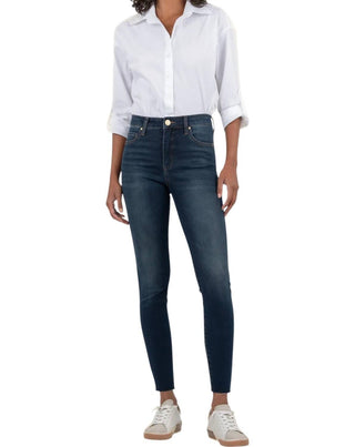 Kut From The Kloth - Calça Jeans Skinny Connie de Cintura Alta e Tornozelo