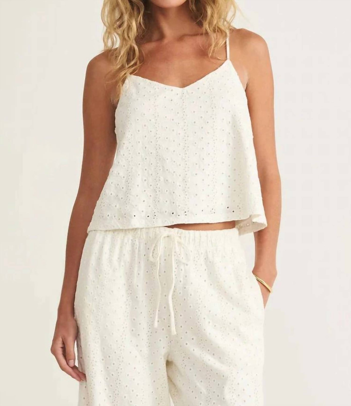 Z Supply - Sylvie Knit Eyelet Tank