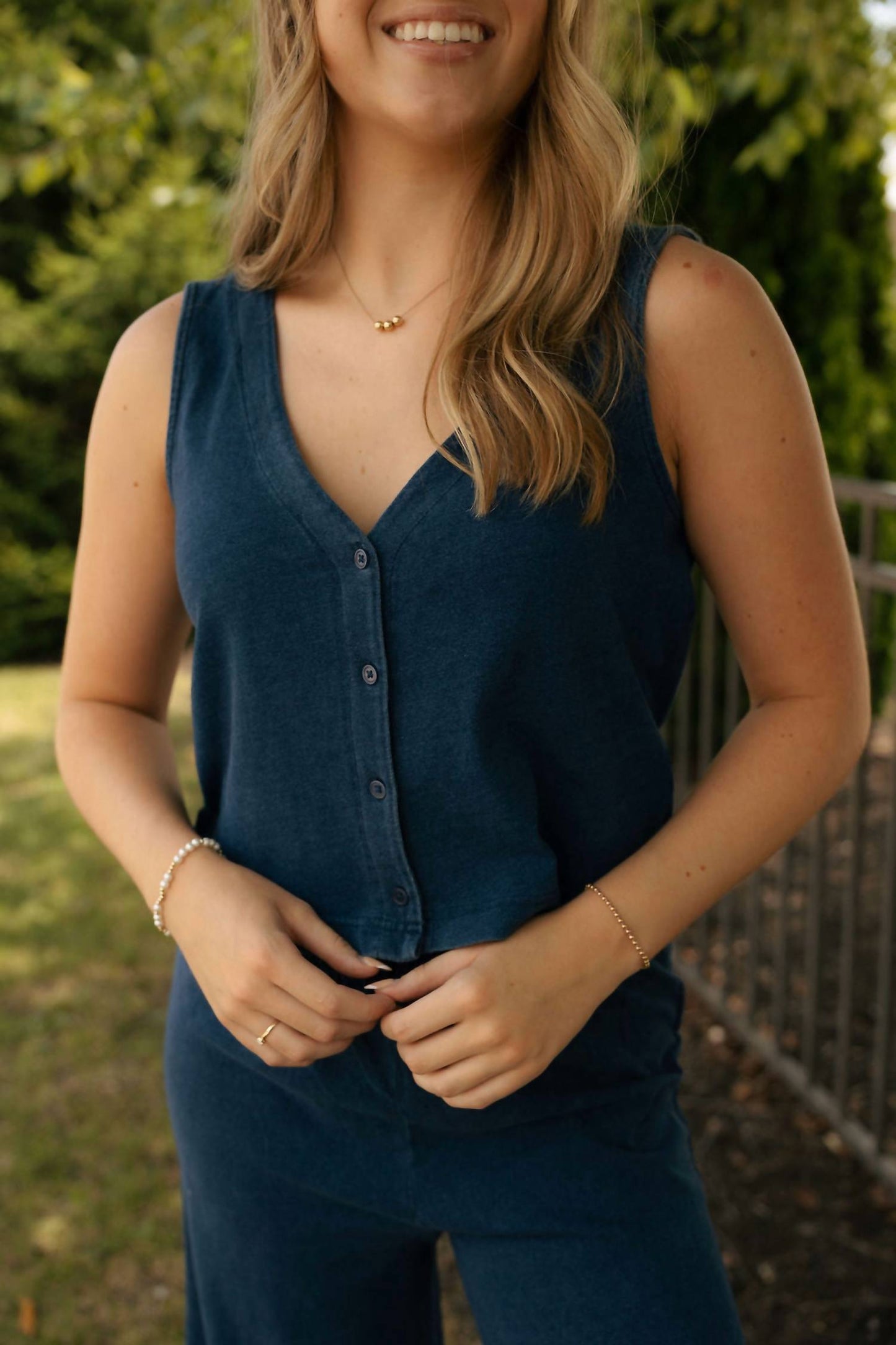 Z Supply - Solace Jersey Knit Denim Tank Top