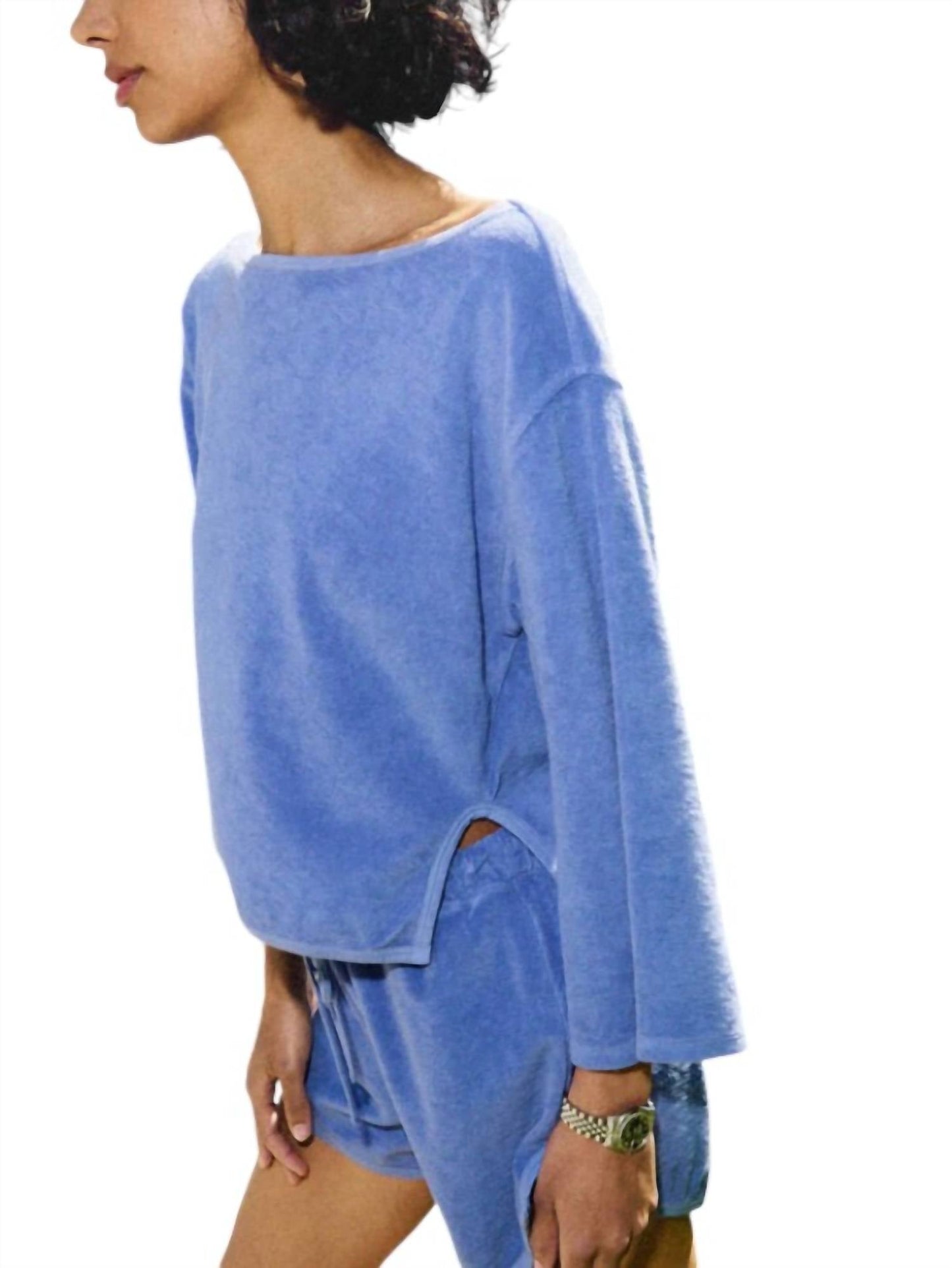 Nation Ltd - Fallon Terry Cloth Popover Top