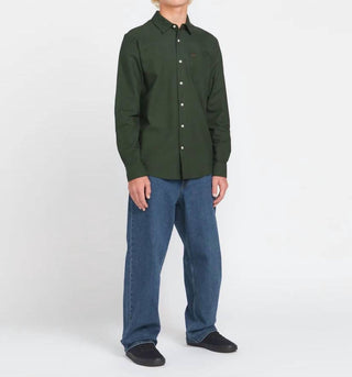 Volcom - Camisa de manga comprida Veeco Oxford