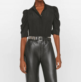 Moldura - Blusa Gillian com mangas bufantes