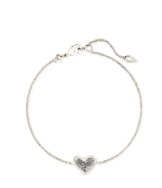 Kendra Scott - Pulseira de corrente delicada Ari Heart feminina