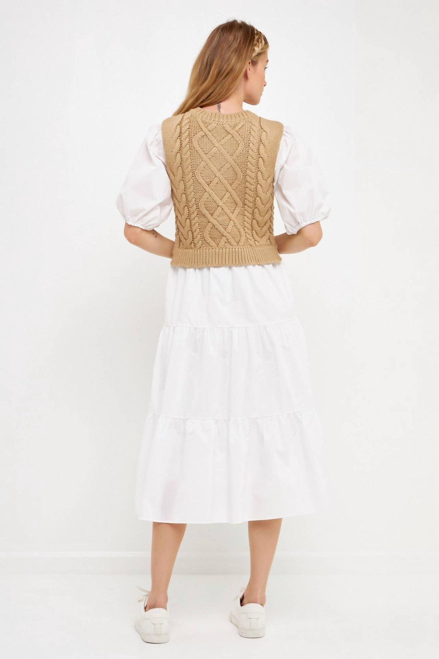 2.7 August Apparel - Swati Cable Knit Dress