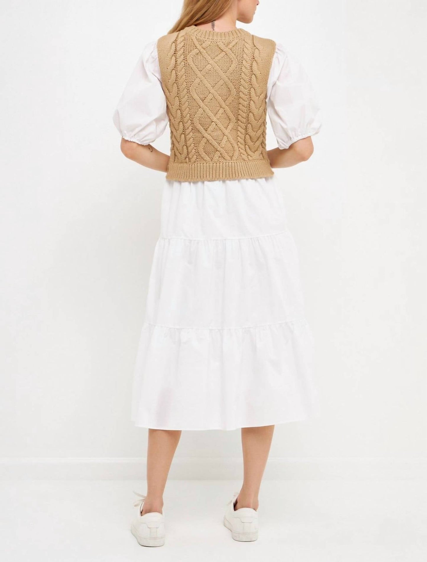 2.7 August Apparel - Swati Cable Knit Dress