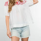 Thml - Scarlet Garden Blouse