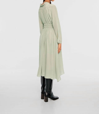 Dāl The Label - Vestido midi franzido exclusivo