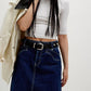 Free People - Suzy Denim Midi Skirt