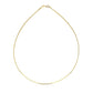 14k Yellow Gold Necklace in a Round Omega Chain Style