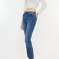 Kancan - High Rise Slim Straight Jeans