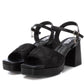 Xti - WOMEN'S HEELED PLATFORM SANDALS