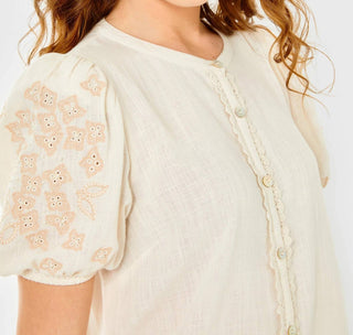 Cartolina Nantucket - Adeline Linen Top
