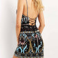Jovani - Beaded Sheath Short Dress