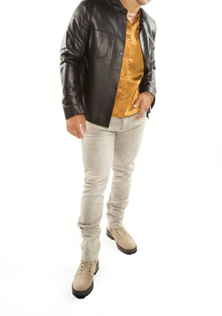 Neste dia - Calça jeans skinny fit de algodão com elastano