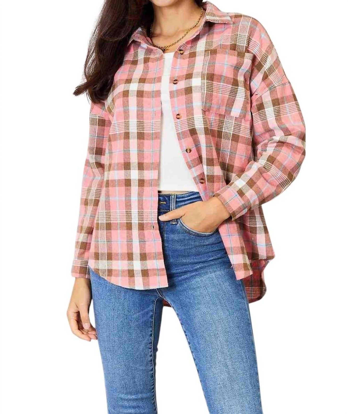 Double Take - Timeless Plaid Shirt