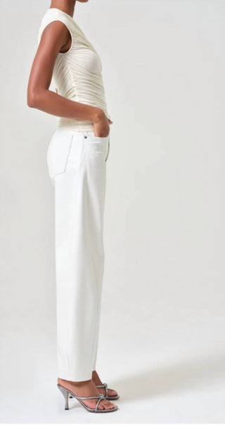 Agolde - Luna Pieced Couro Reciclado