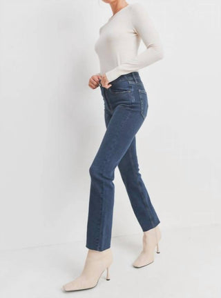 Judy Blue - Calça jeans escura com corte reto