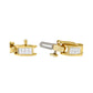 10K Yellow Gold 2.0 Cttw Invisible-Set Princess Cut Diamond Rectangular Link Bracelet (I-J Color, SI2-I1 Clarity) - 7"